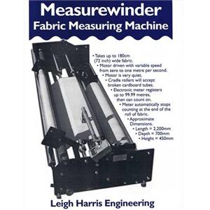 Measurewinder Leigh Harris Fabric Measuring and Winding Machine